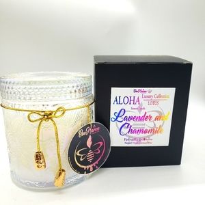 "LOTUS" A Luxury Scented Candle. (Lavender & Chamomile)